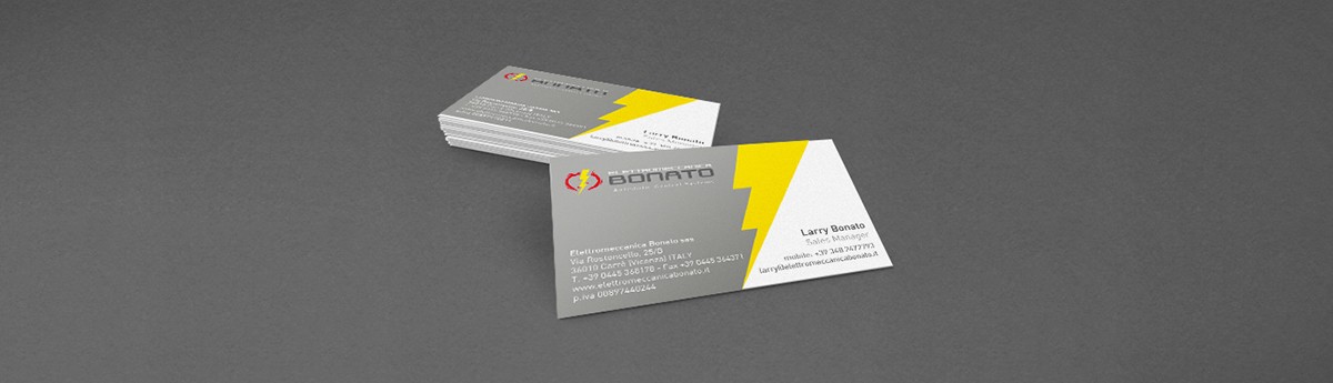 Business card - Elettromeccanica Bonato