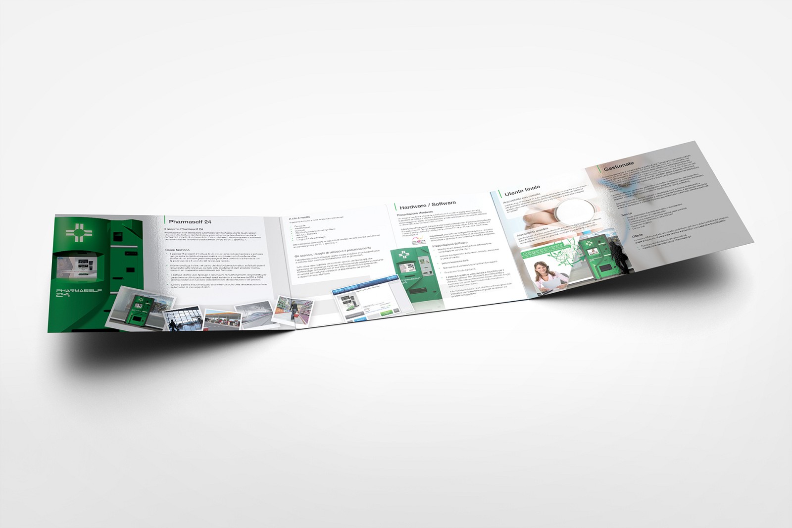 Pharmaself tri-fold brochure